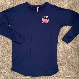 Navy Oversized ‘Merica T-shirt